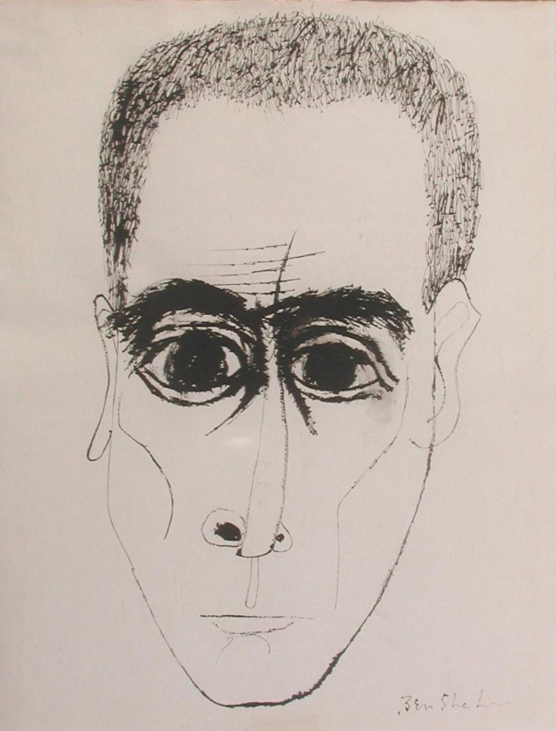 Ben Shahn Head of Robert Oppenheimer