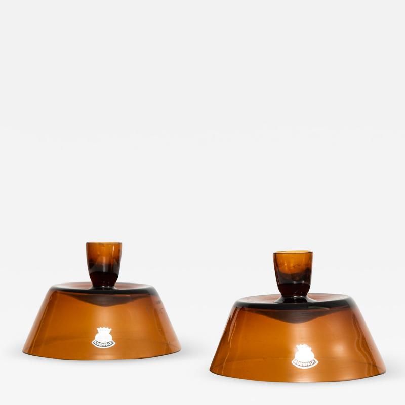 Bengt Edenfalk Candlesticks Vases Produced by Skruf