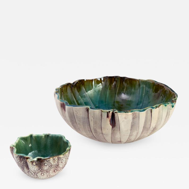 Bengt Erik Berglund SCANDINAVIAN MODERN HAND BUILT AND GLAZED BOWLS BY ARTIST BENGT BERGLUND