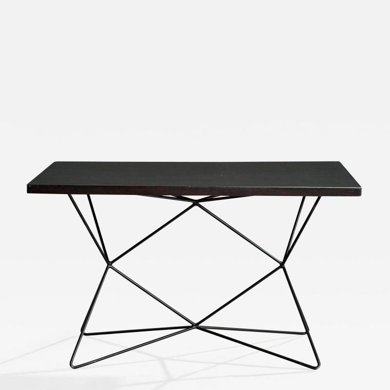 Bengt Johan Gullberg Console Table with Metal and Wood Sweden 1950s