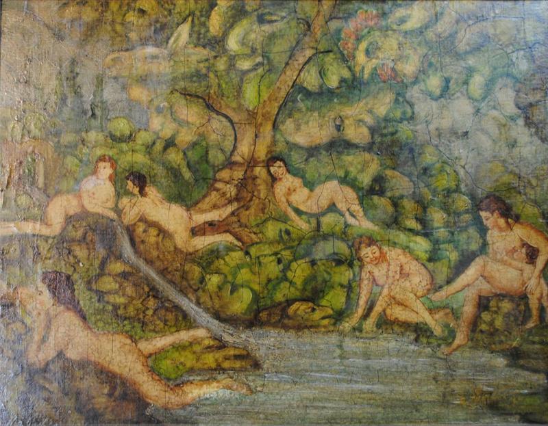 Benish Mininberg Benish Mininberg Bathers Painting