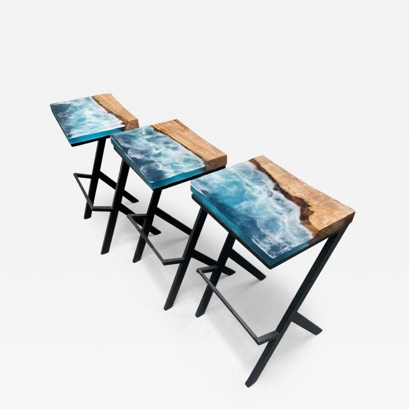Benjamin McLaughlin Long Bay Coastal Bar Stool