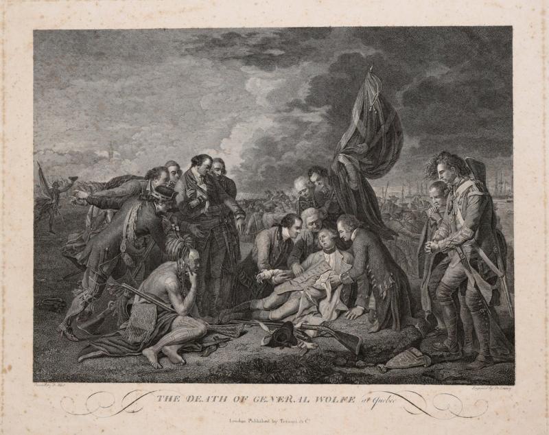 Benjamin West BENJAMIN WEST AFTER THE PAINTING THE DEATH OF GENERAL WOLFE AT QUEBEC