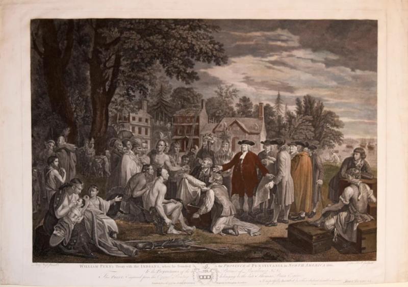 Benjamin West TREATY WITH THE INDIANS WHEN HE FOUNDED THE PROVINCE OF PENNSYLVANIA
