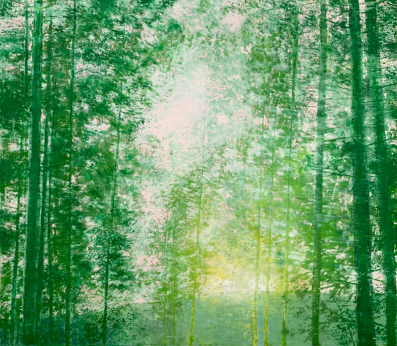 Beno t Trimborn Foret en rose en vert 2025