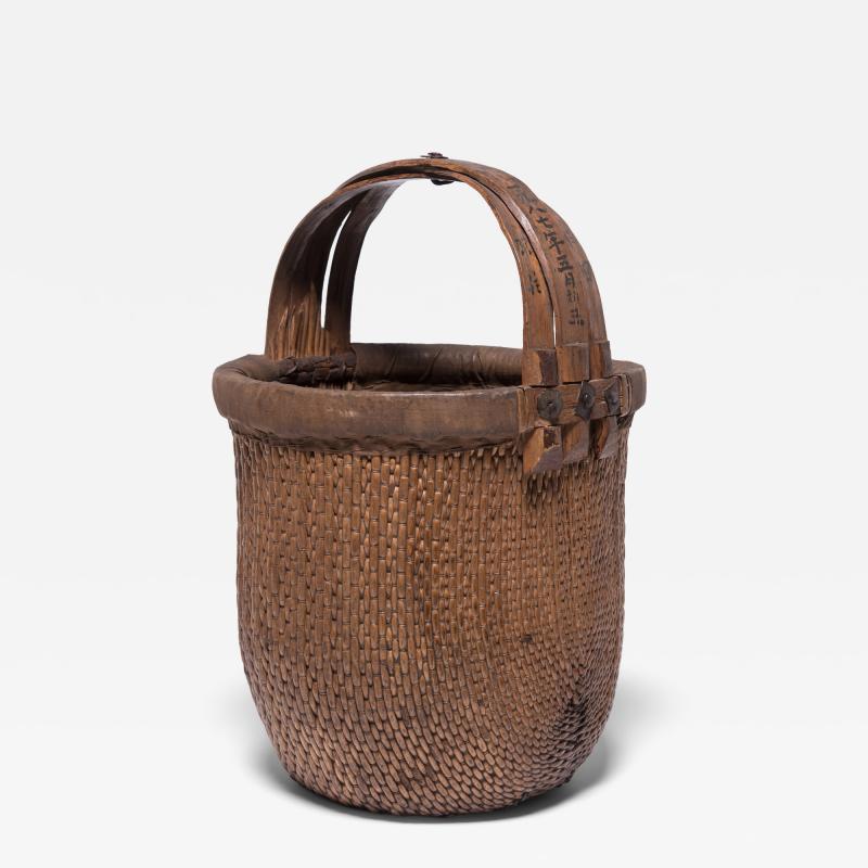 Bent Handle Fishermans Basket