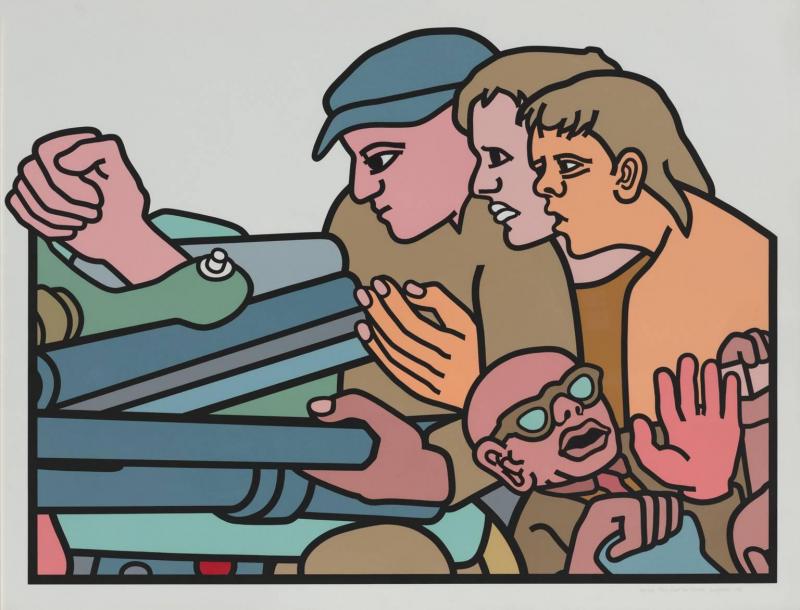 Bernard Aptekar They Wont Be Stopped 1983