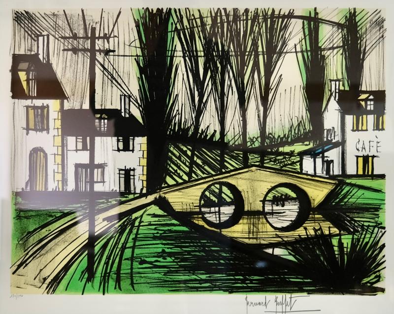 Bernard Buffet Lithograph Caf by Bernard Buffet n 134 of 150