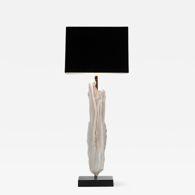 Bernard Figueroa Light Sculptures GLASS TOTEM TABLE LAMP