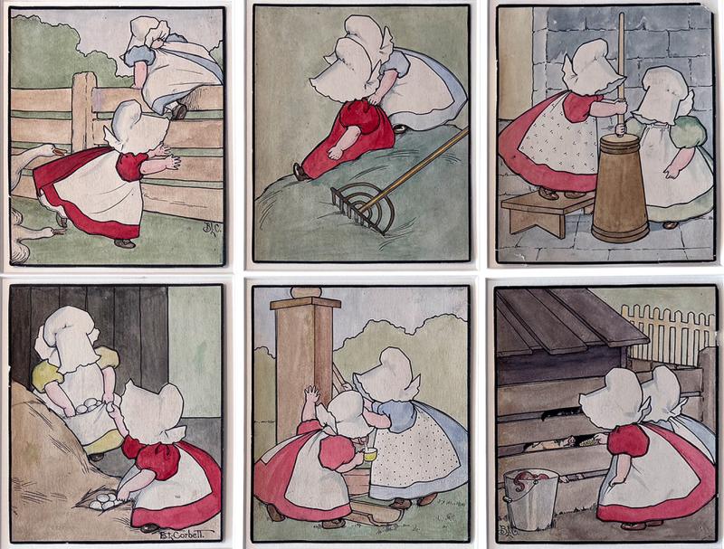 Bertha Corbett Melcher The Sunbonnet Babies Modernist Female Artist