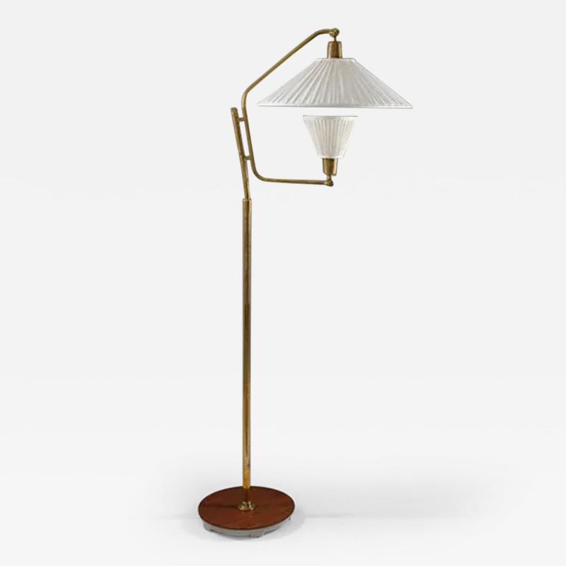 Bertil Brisborg Scandinavian Midcentury Floor Lamp by Bertil Brisborg for NK