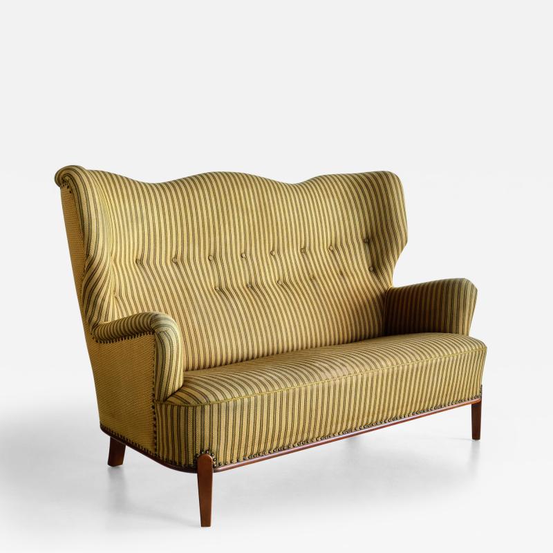 Bertil S derberg Sculptural Bertil S derberg Sofa Nordiska Kompaniet Sweden 1940s