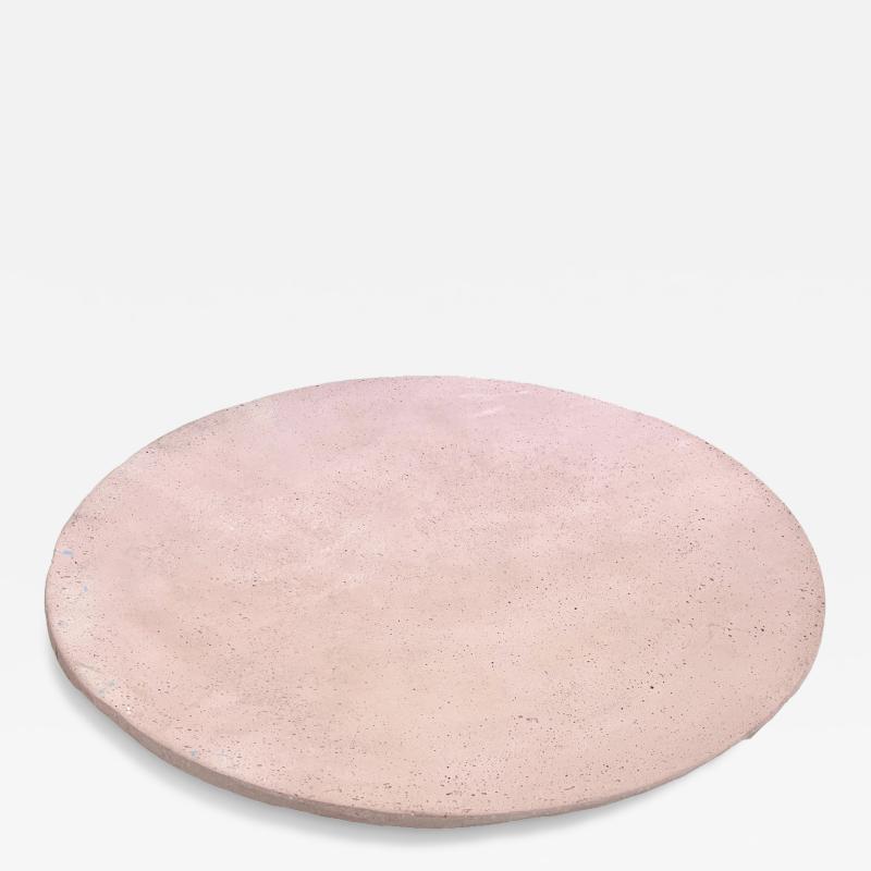 Bespoke Customizable Italian Light Pink Recycled Resin Bowl Centerpiece Wall Art