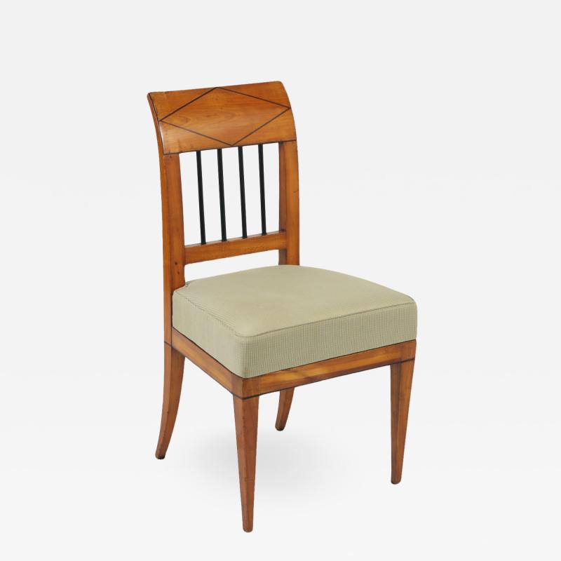 Biedermeier Cherry Side Chair c 1820