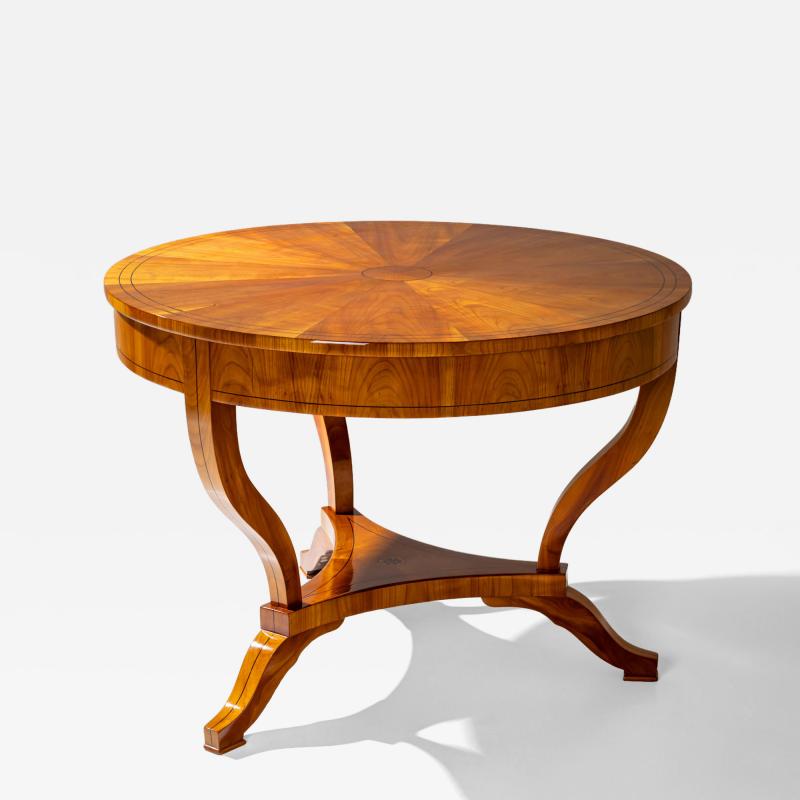 Biedermeier Cherrywood Center Table Germany circa 1820