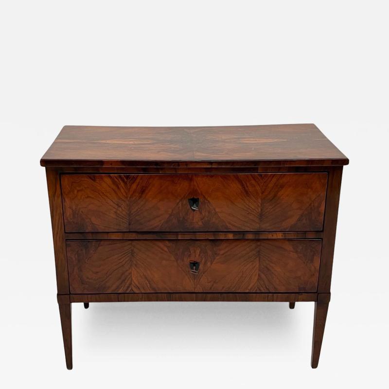 Biedermeier Chest of two Drawers Walnut South Germany circa 182