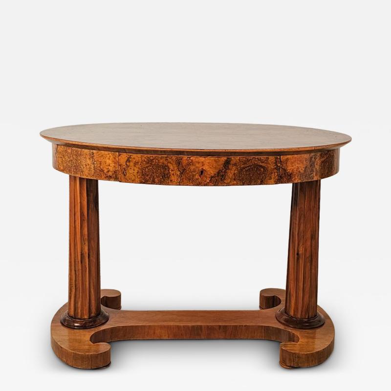 Biedermeier Oval Writing Table England circa 1920