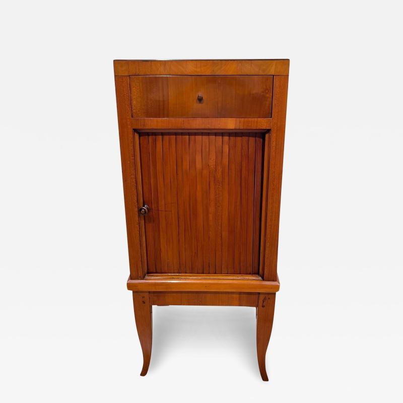 Biedermeier Pillar Cabinet Cherry Veneer South Germany circa 1820