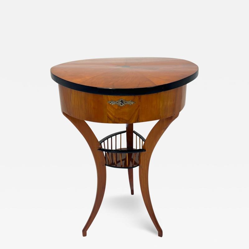 Biedermeier Sewing Table Cherry Wood South Germany circa 1820