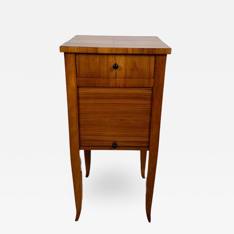 Biedermeier Small Furniture Nightstand Cherry Veneer South Germany circa 1820