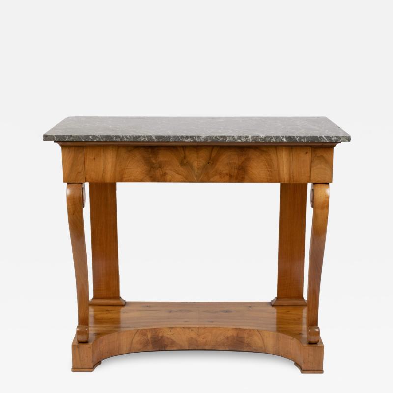 Biedermeier Walnut Console Table c 1820