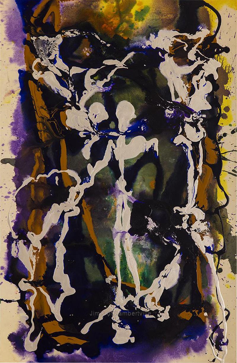 Bill Alpert Purple Abstraction 