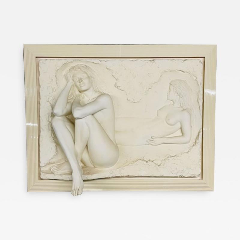 Bill Mack 3D Figural Wall Sculpture Reflection Monumental in Size Nude