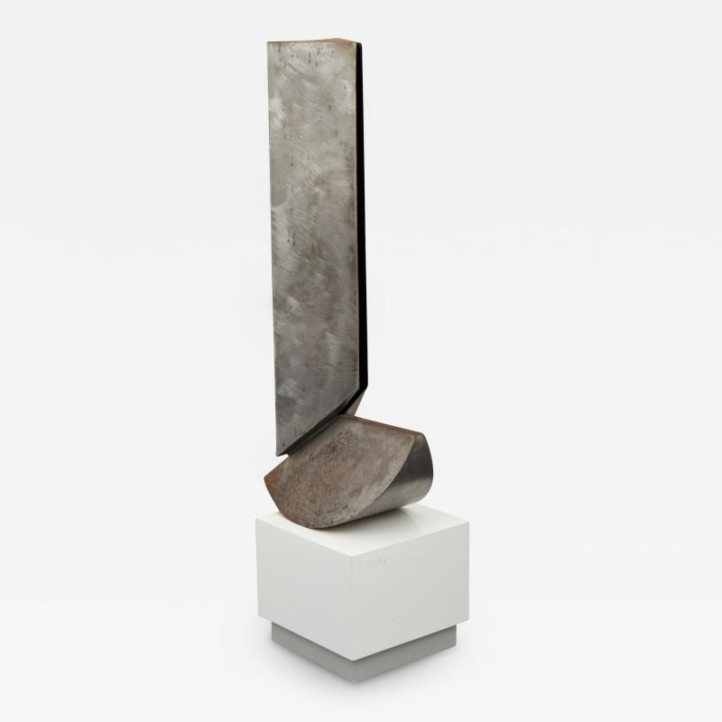 Billy Lee Large Brushed Steel Sculpture