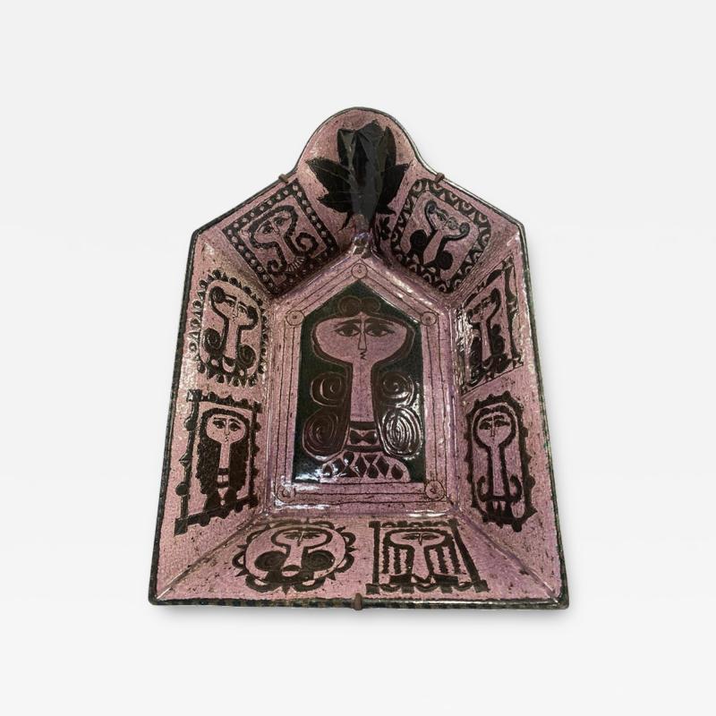 Birger Kaipiainen Large Birger Kaipiainen Faience Wall Relief 9 Women a Rose R rstrand 1950s