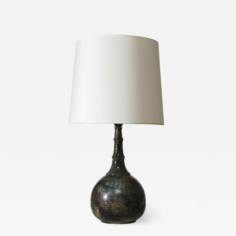 Bj rn Wiinblad Table lamp with impressed texture by Bj rn Wiinblad
