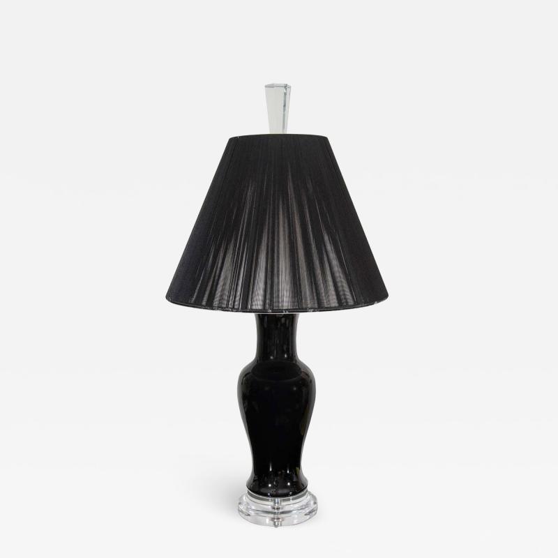 Black Ceramic Lamp