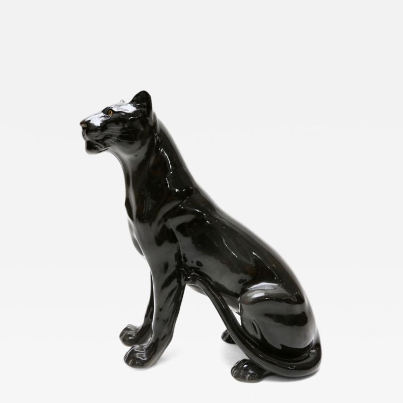 Black Ceramic Panther