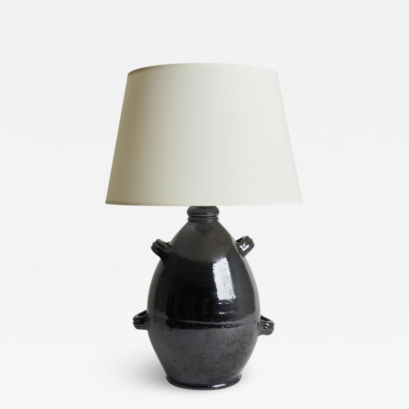 Black Ceramic Table Lamp