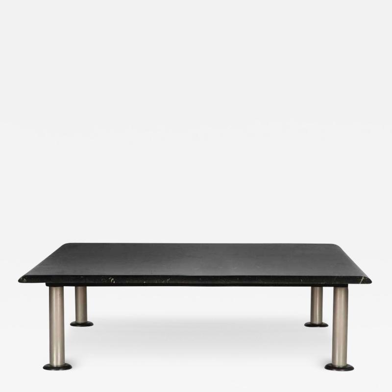 Black Marble Coffee Table c 1970