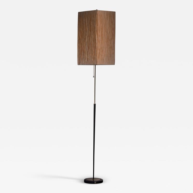 Black lacquered metal floor lamp Austria