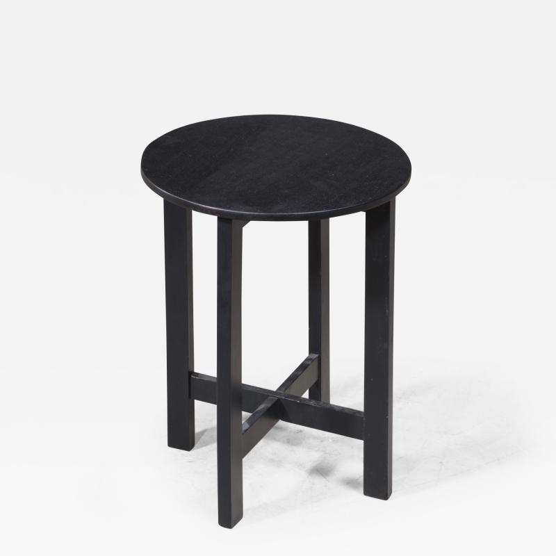 Black wooden side table or stool Germany 1920s