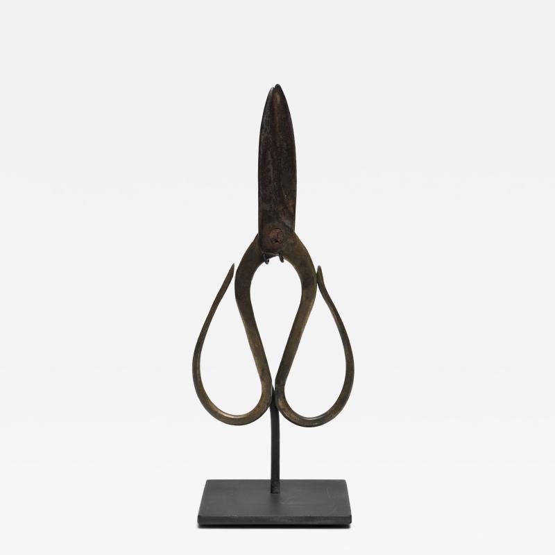Blacksmith Iron Scissors on Mount