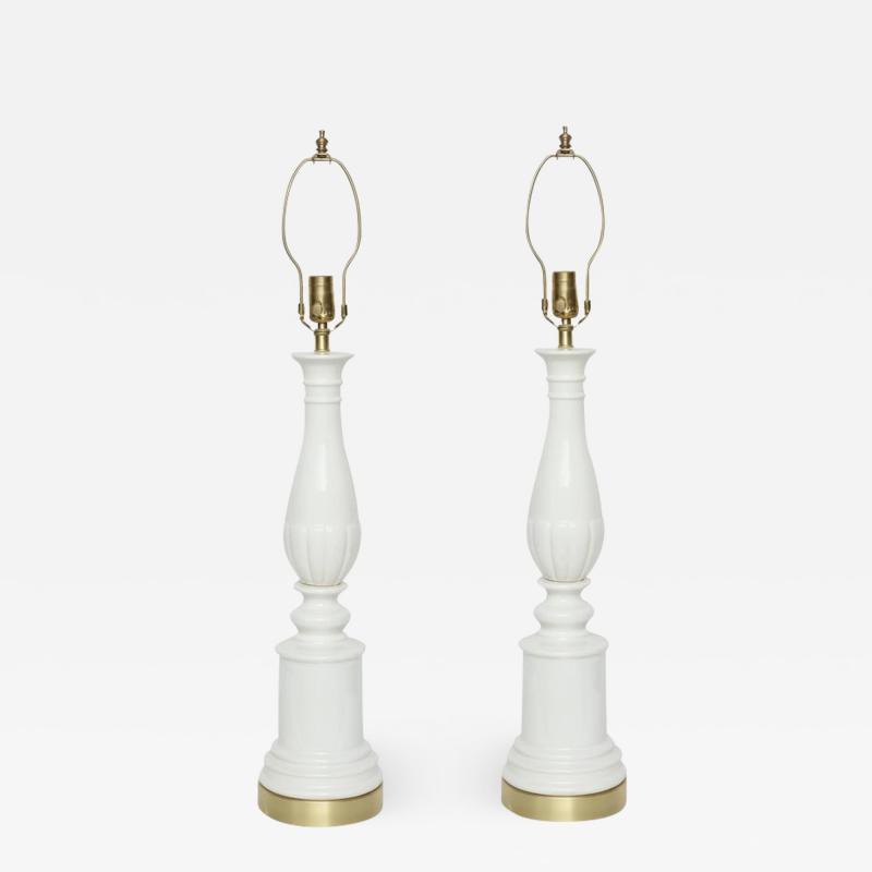 Blanc De Chine Porcelain Lamps