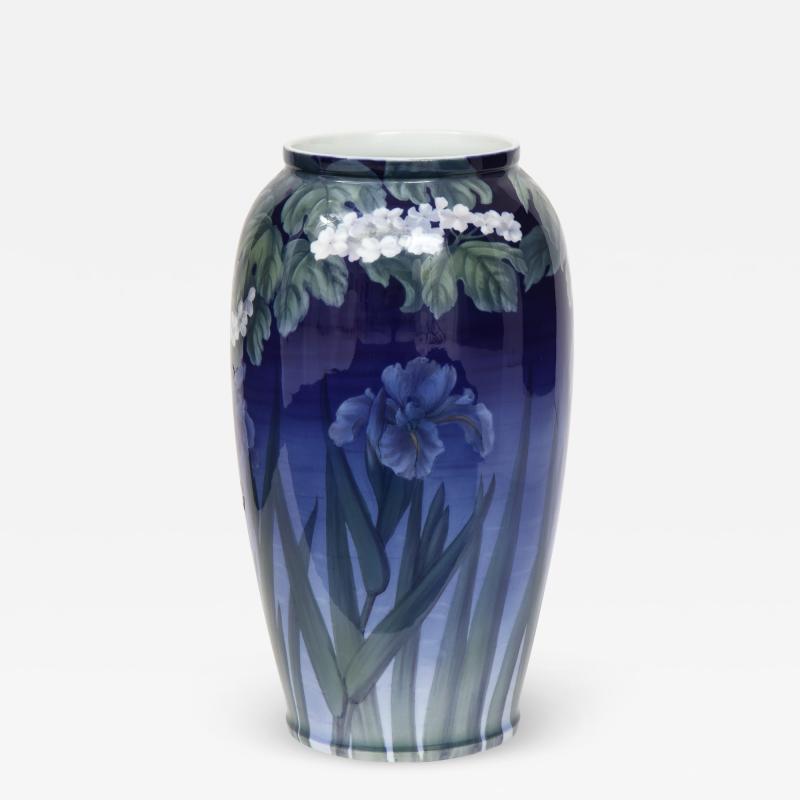 Blue Iris Vase