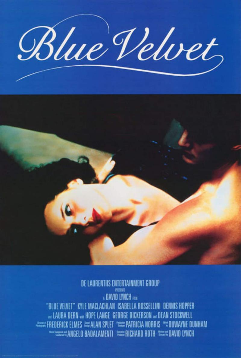 Blue Velvet Original Movie Poster