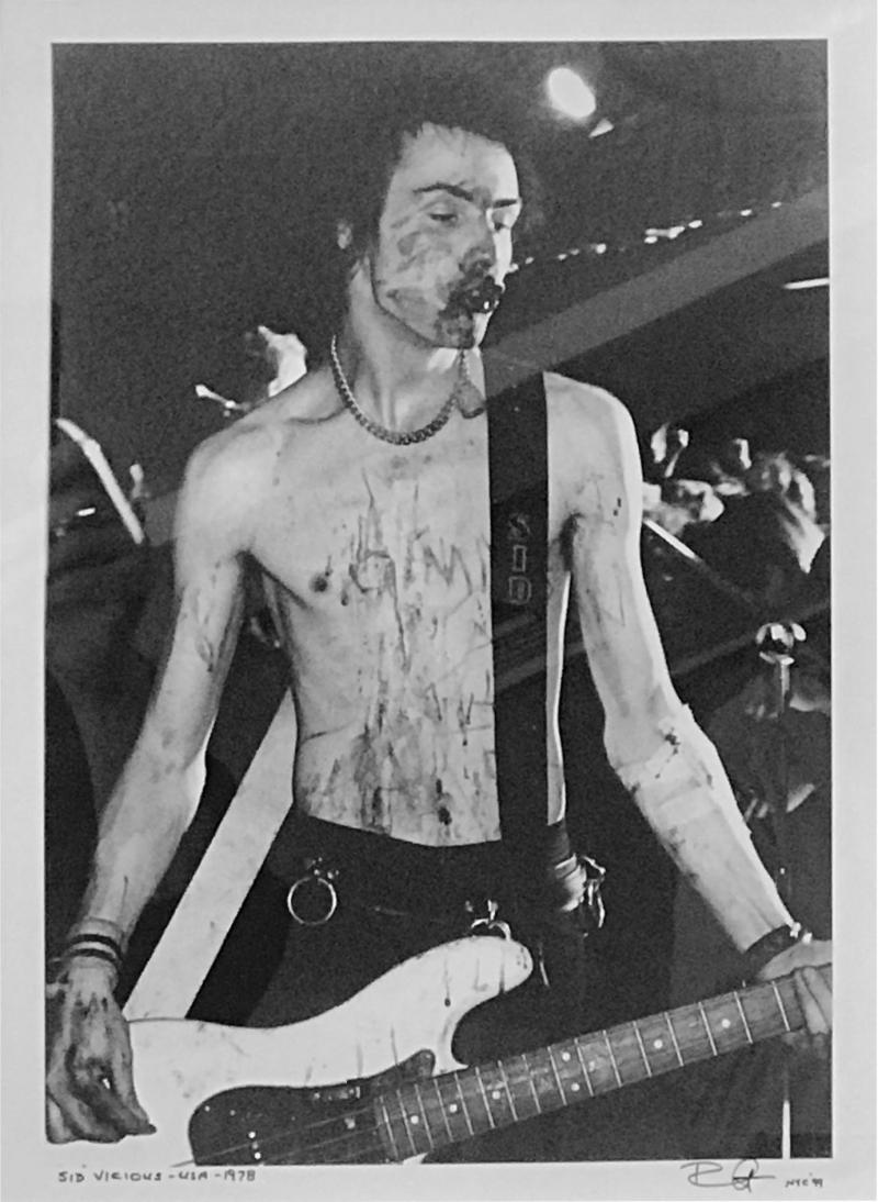 Bob Gruen Sid Vicious Longhorn Ballroom by Bob Greun 1978