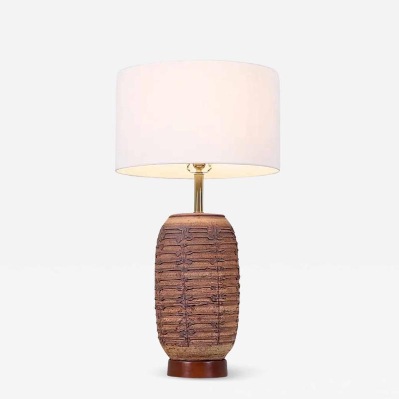 Bob Kinzie California Modern Ceramic Table Lamp by Bob Kinzie