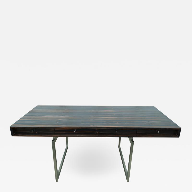 Bodil Kjaer Rare Macassar Desk by Danish Designer Bodil Kjaer