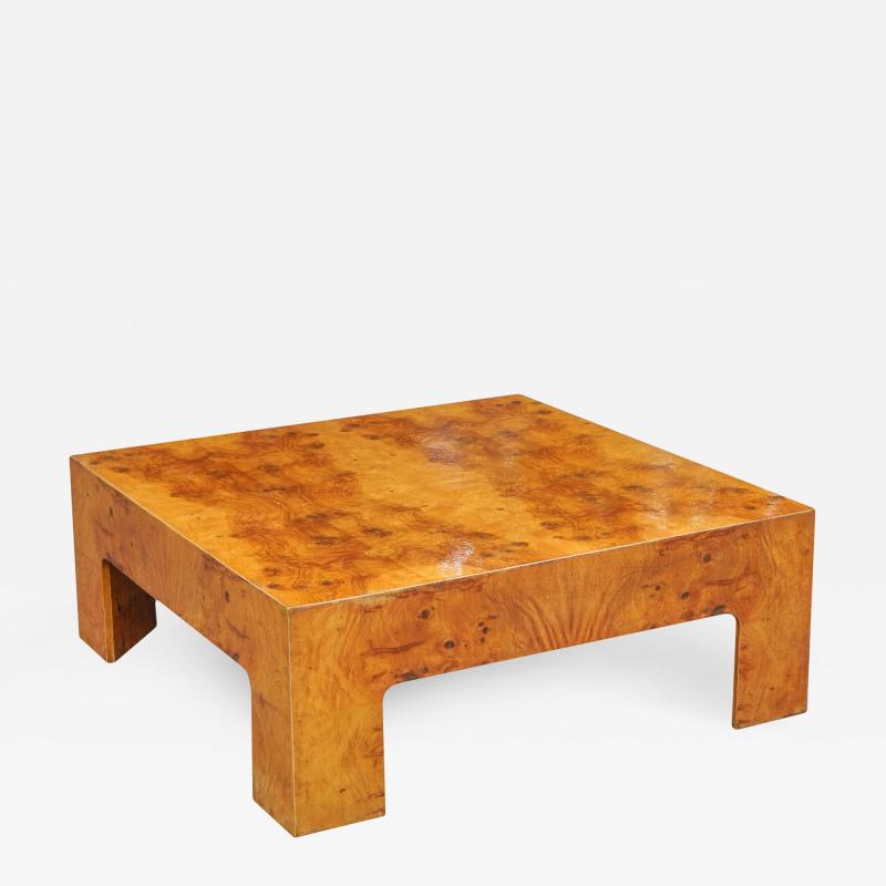 Bookmarked Burl Coffee Table