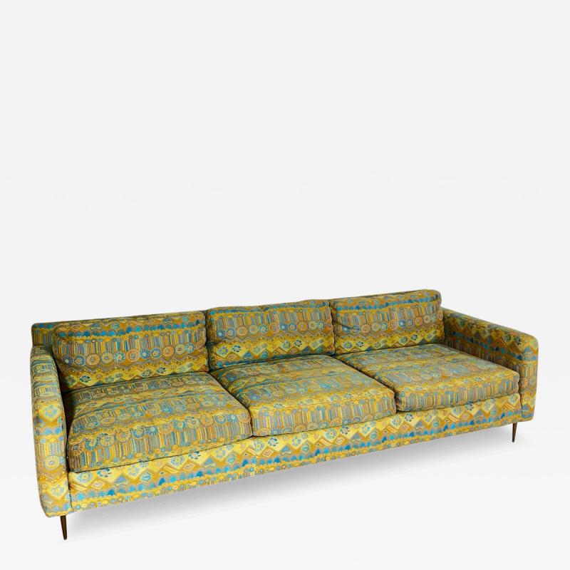 Boris Kroll Sofa on Brass Legs 1960