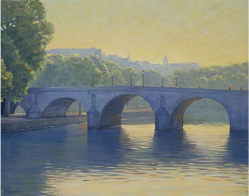 Bradley Stevens Morning on the Seine