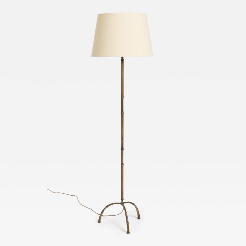 Brass Bamboo Floor Lamp