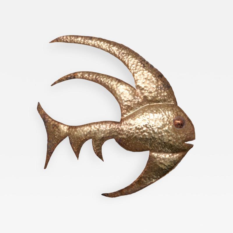 Brass Fish Wall Sculpture