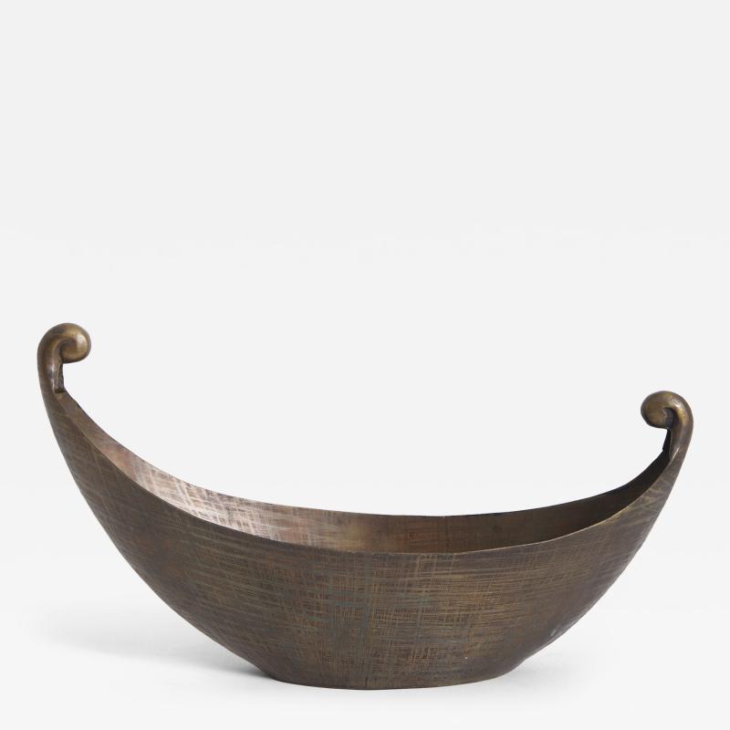 Brass Navette Bowl