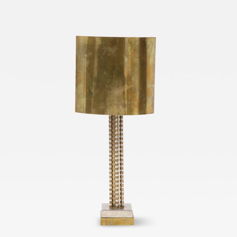 Brass Nickel Hinge Lamp